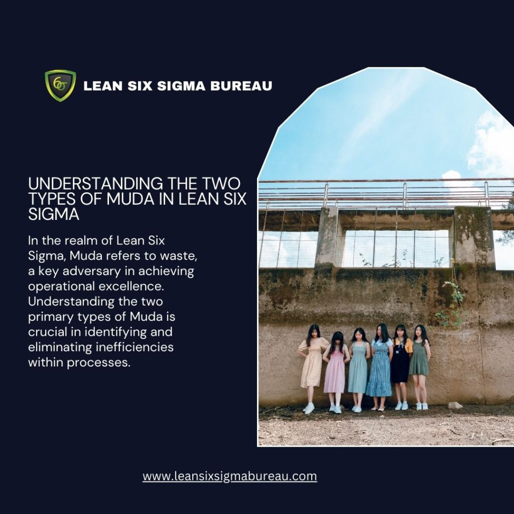 Understanding the Two Types of Muda in Lean Six Sigma 1 Understanding the Two Types of Muda in Lean Six Sigma Lean Six Sigma Bureau
