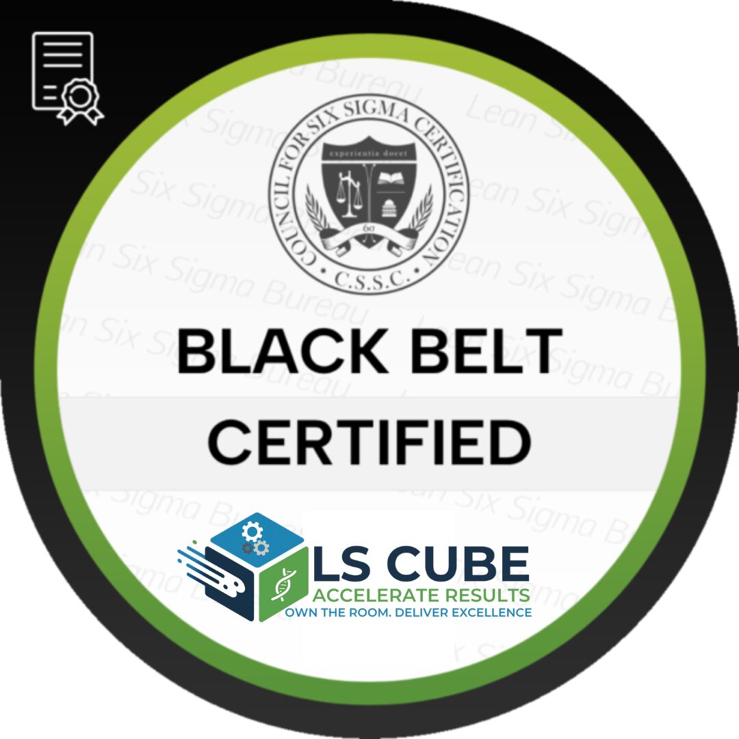 Lean Six Sigma Black Belt Course - Lean Six Sigma